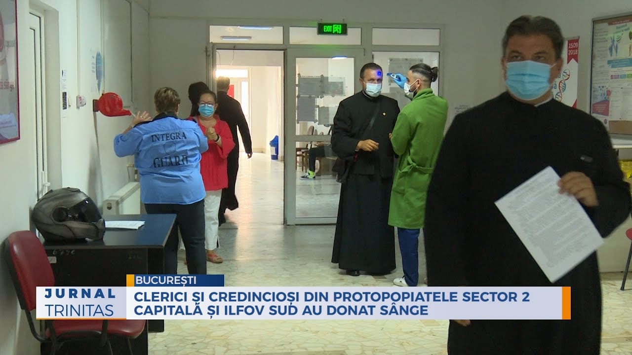 Clerici și credincioși din Protopopiatul Sector 2 Capitală și Ilfov Sud au donat sânge